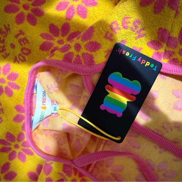 Teddy Fresh Pink and Yellow Floral Mini Dress - Picture 4 of 4